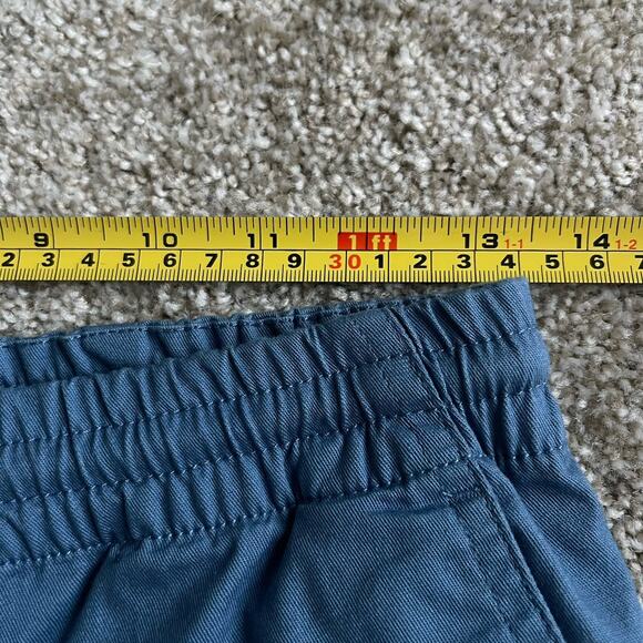 Polo Ralph Lauren Boys Drawstring Chino Shorts 14 Blue Allover Anchor Embroidery - Picture 9 of 11